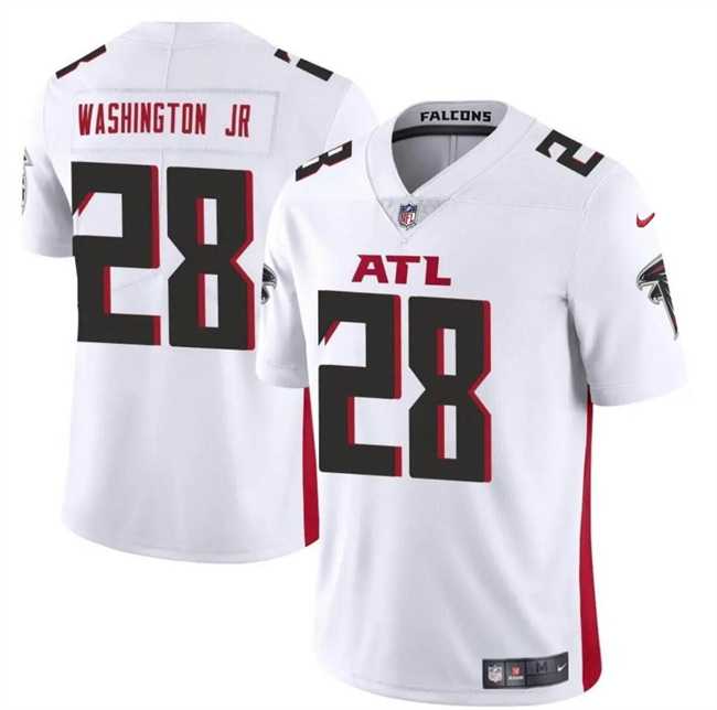 Men & Women & Youth Atlanta Falcons #28 Carlos Washington Jr White Vapor Untouchable Limited Football Stitched Jersey